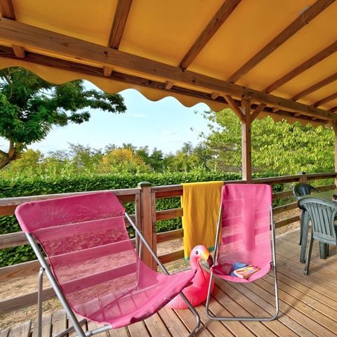 MOBILHOME 4 personas - Mobil home Confort 23/27m² - 2 habitaciones - terraza cubierta + TV 4 pers