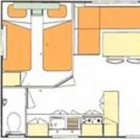 BUNGALOW 4 personnes - Standard 27m²  (2 chambres)