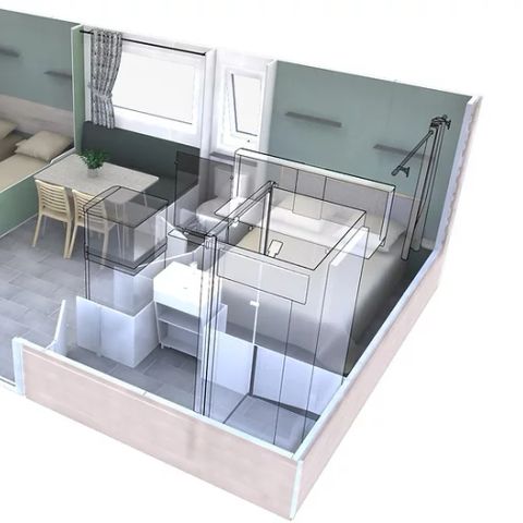 Stacaravan 4 personen - Stacaravan 4 personen