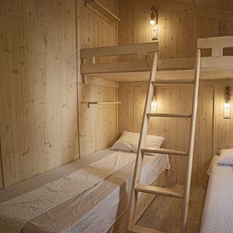 CHALET 5 persone - Cottage Premium (2022) vicino al fiume, 2 camere da letto, terrazza coperta 5 pers.