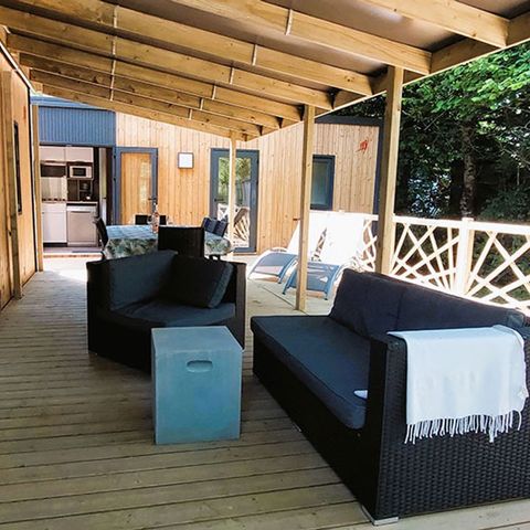 Casa mobile 8 persone - Famiglia Premium 8 Persone (2023) grande terrazza semicoperta + TV + lavastoviglie + WIFI