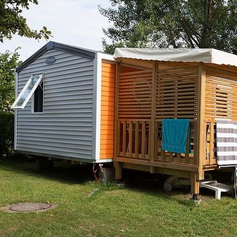 Mobilheim 6 personen - Mobilheim Le Platane (3 Zimmer) + große Terrasse + TV