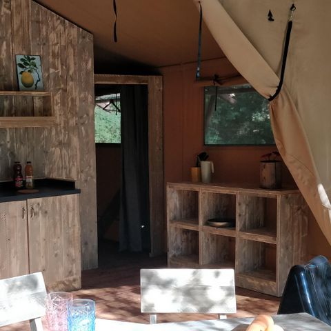 Canvas and wooden tent 4 persons - Luxury Lodge Safari Tent Sunday riverside 40 m2