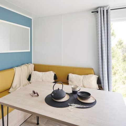Mobile home 4 persons - L'ACACIA (2 bedrooms) latest generation (2023) - built-in terrace - TV