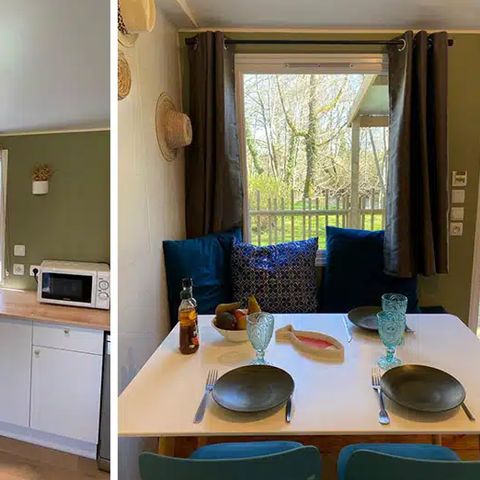 Mobile home 4 persons - Le Chêne (2 bedrooms) - BORD RIVIERE - Renovated 2024