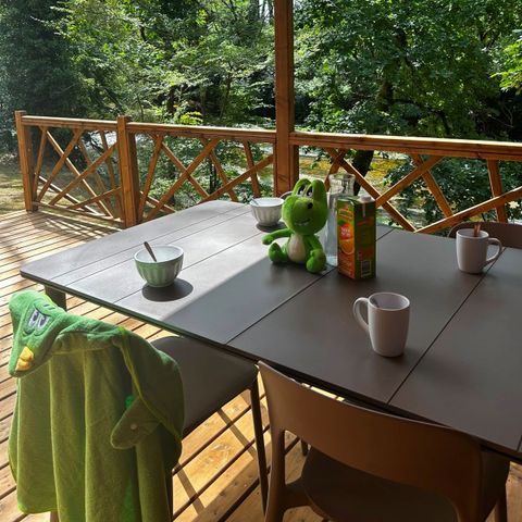 MOBILHOME 4 personas - Ecrin Vert Premium 32m² (2camas-4baños)+2SDB +terraza semicubierta 17m² + LV + CLI