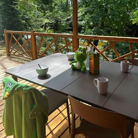 MOBILHOME 4 personnes - Ecrin Vert Premium 32m² (2ch-4pers)+2SDB +terrasse semi-couverte 17m² + LV + CLI