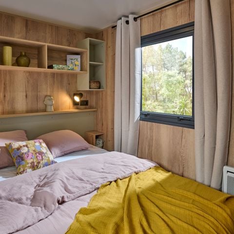 MOBILHOME 4 personas - Ecrin Vert Premium 32m² (2camas-4baños)+2SDB +terraza semicubierta 17m² + LV + CLI