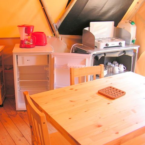 TIENDA DE LONA Y MADERA 4 personas - Tienda Tipi
