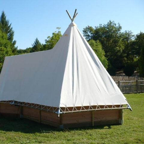 TENTE TOILE ET BOIS 4 personnes - Tente Tipi