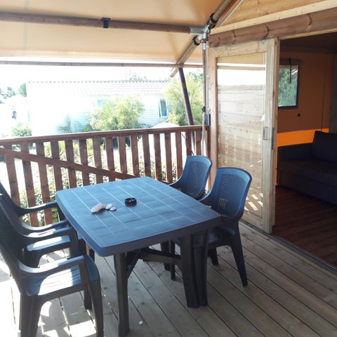 Lodge 4 personen - LODGE SAMEDI ZICHT OCEAAN 1 KAMER PAS ANIMAUX