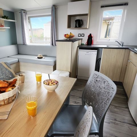 Stacaravan 4 personen - Stacaravan Premium - Uitzicht op zee - 2 Slaapkamers