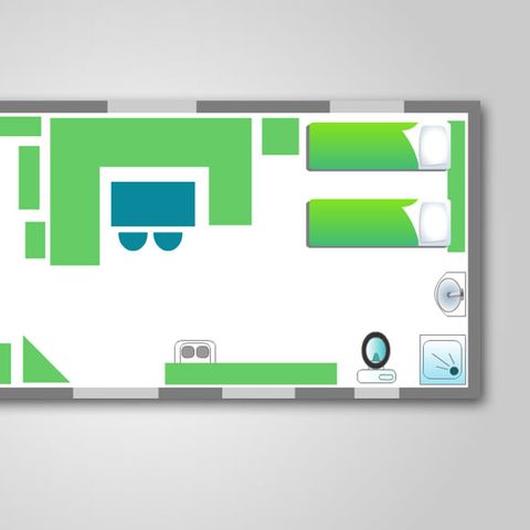 CASA MOBILE 4 persone - 2 camere da letto