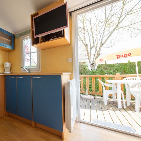 Stacaravan 5 personen - 2 slaapkamers
