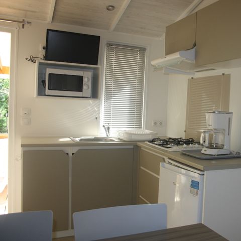 Stacaravan 4 personen - Stacaravan met 2 slaapkamers