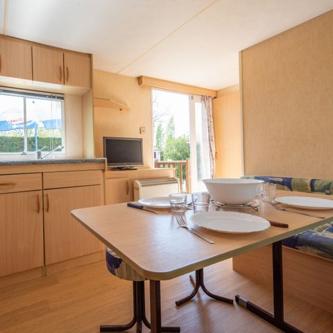 Stacaravan 4 personen - Stacaravan met 2 slaapkamers (+10 jaar)
