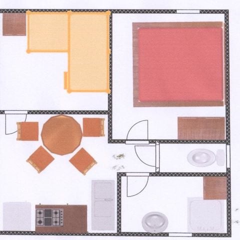 CHALET 4 people - 2 bedrooms