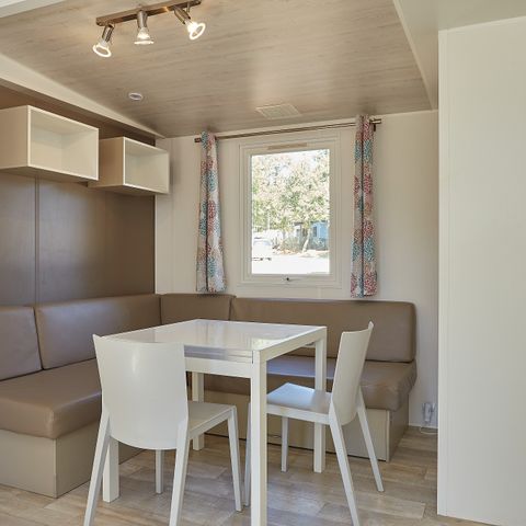 Stacaravan 6 personen - Mobile-home | Comfort XL | 3 slaapkamers | 6 pers. | Verhoogd terras | Airconditioning