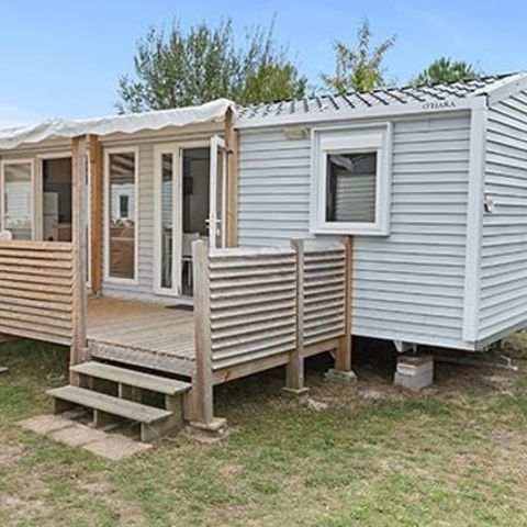 Stacaravan 6 personen - Mobile-home | Comfort XL | 3 slaapkamers | 6 pers. | Verhoogd terras | Airconditioning | TV