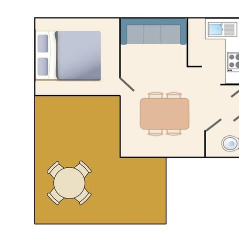 BUNGALOW 4 personnes - MONTAGNE