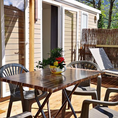 Mobilheim 4 Personen - SAVOIE 26m² - 2 Schlafzimmer + Klimaanlage