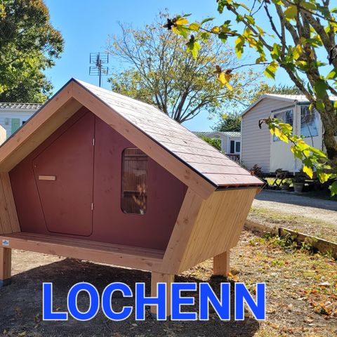 Canvas and wooden tent 2 persons - LOCHENN" hut-stop