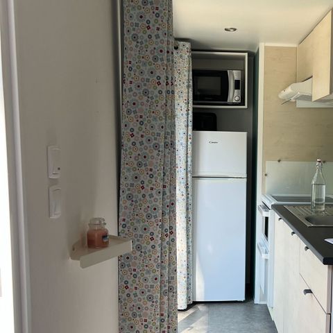 Mobilheim 4 Personen - Comfort XL | 2 Zi. | 4 Pers. | Nicht überdachte Hochterrasse