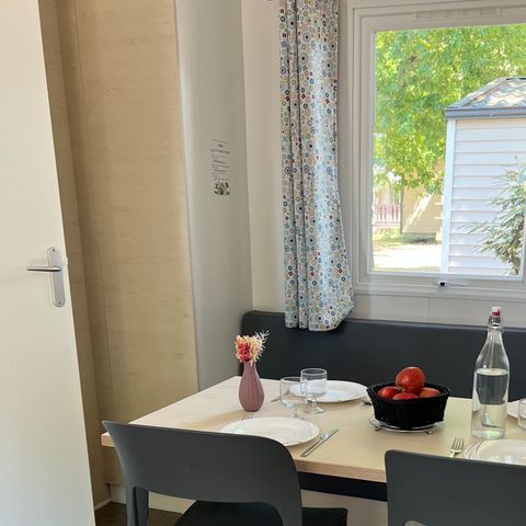 Mobilheim 4 Personen - Comfort XL | 2 Zi. | 4 Pers. | Nicht überdachte Hochterrasse