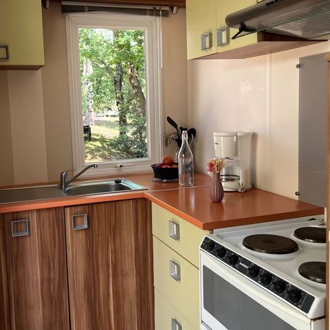Mobile home 4 persons - Classic | 2 Bedrooms | 4 Pers. | Uncovered raised terrace