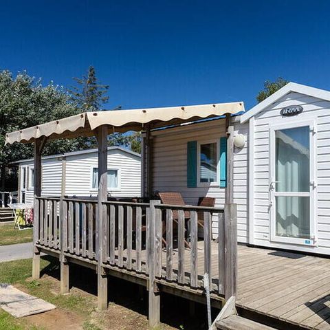 Mobile home 6 persons - Mobile-home | Comfort | 2 Bedrooms | 4/6 Pers. | Raised terrace | Air-con.