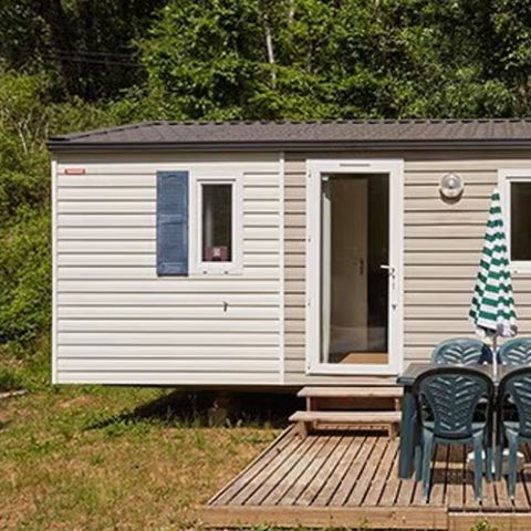 Stacaravan 6 personen - Mobile-home | Comfort | 2 Slaapkamers | 4/6 Pers. | Verhoogd terras | Airconditioning.