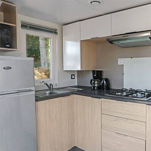 BUNGALOW 4 personnes - Mobil-home | Comfort | 2 Ch. | 4 Pers. | Terrasse surélevée | Clim. | TV