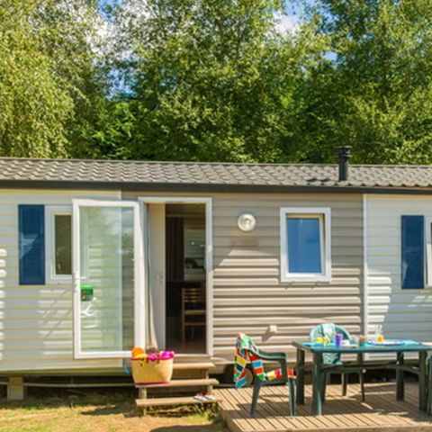 Mobile home 4 persons - Mobile home | Comfort | 2 Bedrooms | 4 Pers | Single terrace | Air conditioning | TV