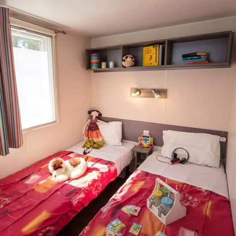 Mobile home 4 persons - Mobile home | Comfort | 2 Bedrooms | 4 Pers | Single terrace | Air conditioning | TV
