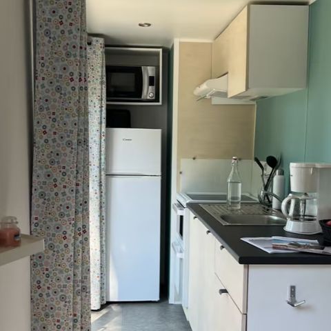 Mobile home 4 persons - Mobile-home | Comfort | 2 Bedrooms | 4 Pers. | Uncovered raised terrace | Air-con.