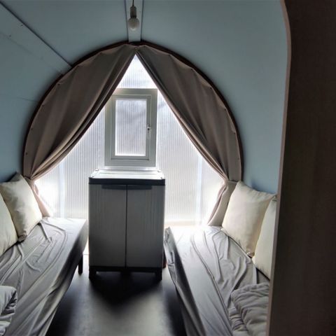 Canvas and wooden tent 4 persons - COCO, without sanitary facilities