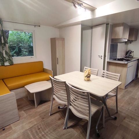 Stacaravan 6 personen - Comfort (2 slaapkamers + 1 slaapbank)