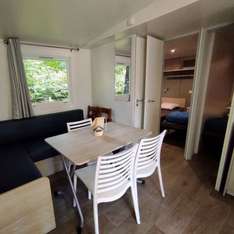 Stacaravan 8 personen - Comfort (3 slaapkamers + 1 slaapbank)