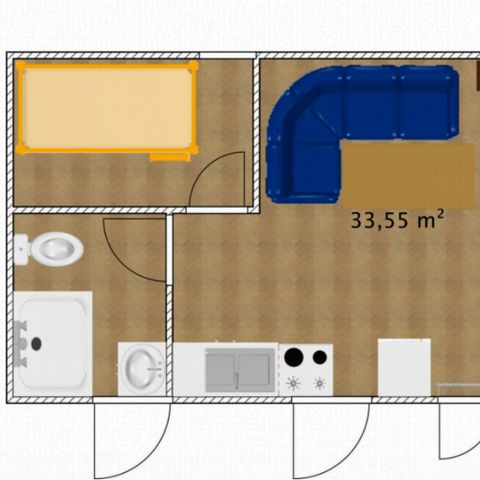 Chalet 4 persons - PMR (2 bedrooms)