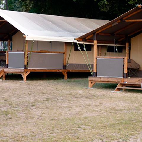 Bungalowzelt 5 Personen - Afrikanisches Zelt (ohne Sanitäranlagen)