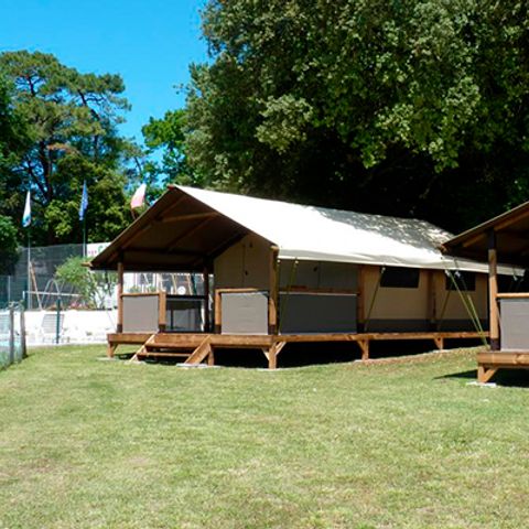 BUNGALOW DE LONA 5 personas - Tienda africana (sin instalaciones sanitarias)