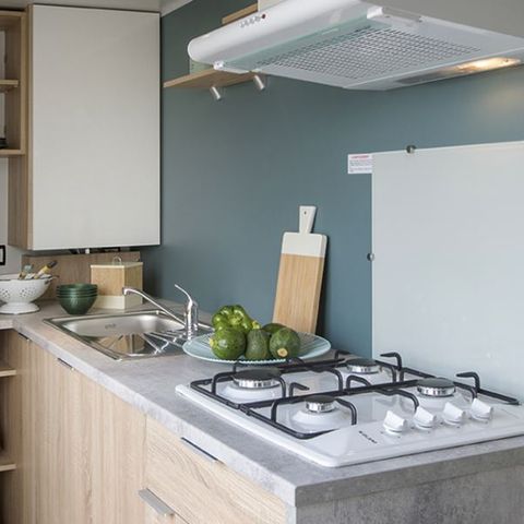 Stacaravan 6 personen - 3 slaapkamers