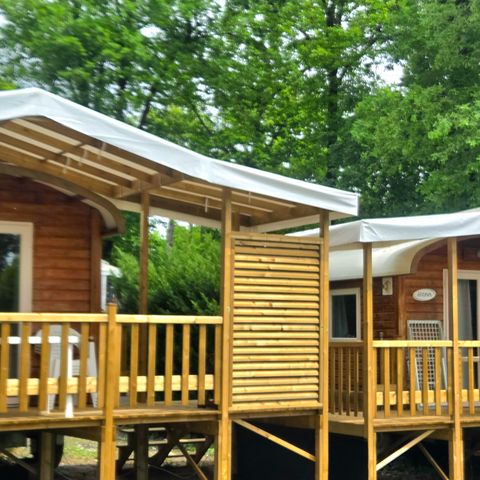 UNIEKE ACCOMMODATIE 4 personen - 2-slaapkamer caravans