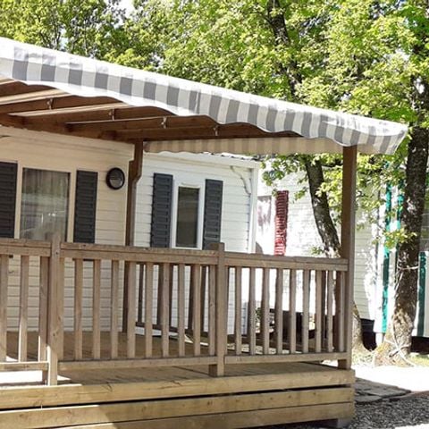 MOBILE HOME 6 people - Standard 22-28m² - 2 bedrooms - covered terrace + TV* *)