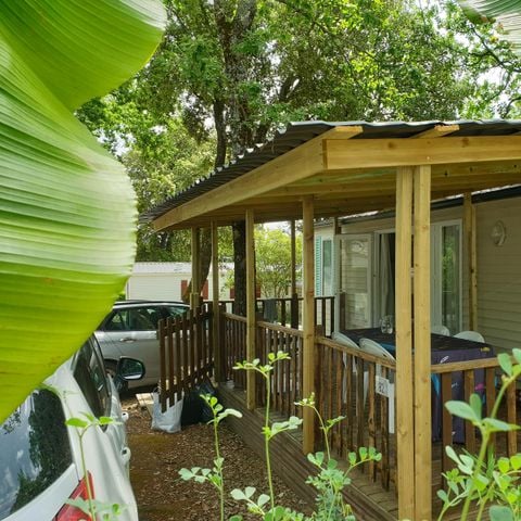 MOBILE HOME 6 people - Confort 22-28m² - 2 bedrooms - covered terrace + TV* (in French)