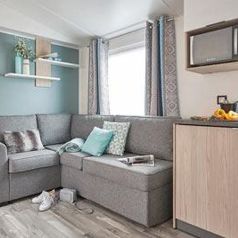 MOBILHOME 8 personas - Mobilhome Confort 24-34m² - 3 habitaciones - terraza cubierta + TV* 6/8 pers