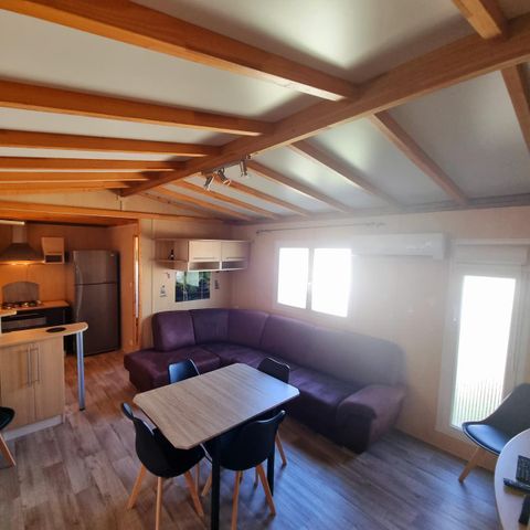 CHALET 6 people - Chalet 58m² - 3 bedrooms - 2 bathrooms - covered terrace + Air conditioning + TV + LV + oven* 6 people