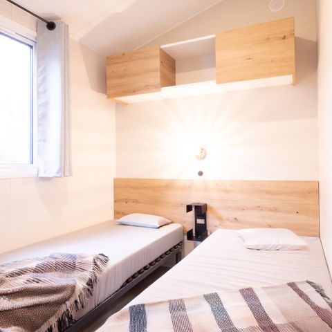 Stacaravan 8 personen - Mobile-home ROSEE**** 8 slaapplaatsen