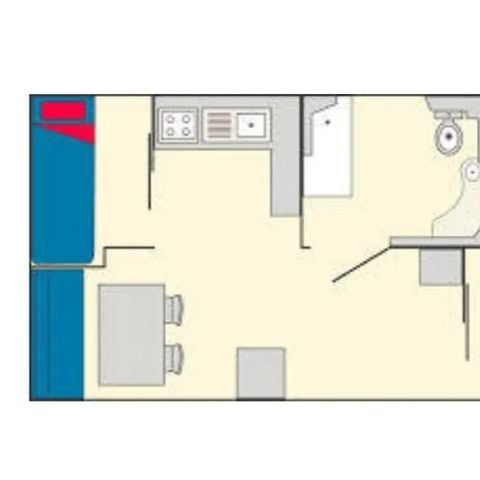 MOBILHOME 4 personnes - Mobile-home GALION**** PMR 4 personnes