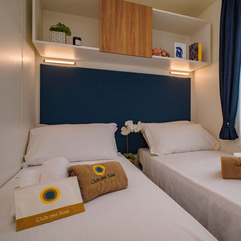 Stacaravan 4 personen - Lodge Deluxe Familie